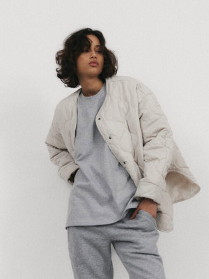 kurtka oversize PIQUE off-white - M