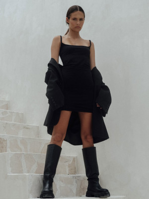 sukienka krótka YANG black - L