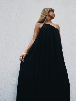sukienka długa AISE black - M