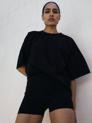 t-shirt oversize 1990 black - M