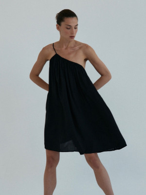sukienka krótka AISE black - M
