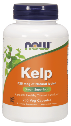 Now Foods Kelp (jod) 325µg 250 kapsułek