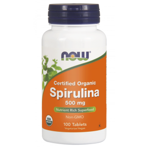 Now Foods Spirulina 500 mg 100 tabletek