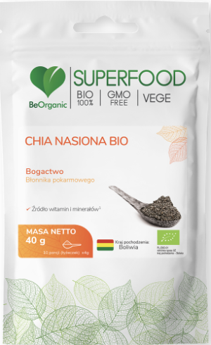 BeOrganic by Aliness Chia nasiona BIO 40g