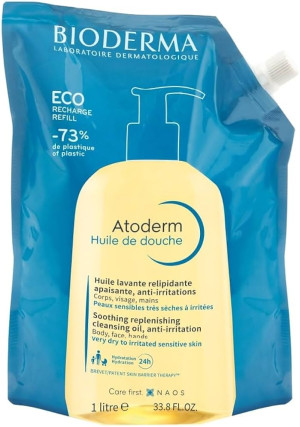 Bioderma Atoderm Shower Oil Eco-Recharge 1000 ml