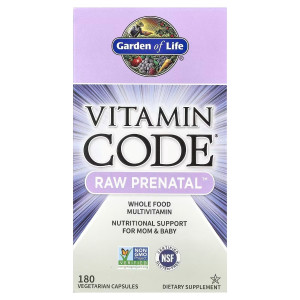 Garden of Life Vitamin Code Raw Prenatal 180 vege kapsułek