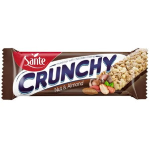 Sante Baton Crunchy Orzech-Migdał w Czekoladzie 40g