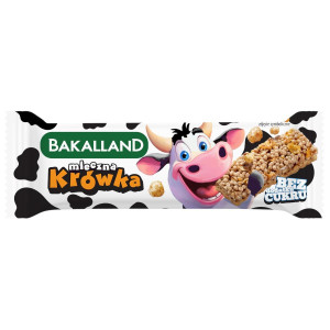 Bakalland Czoko Krówka Baton dla dzieci bez cukru 25 g