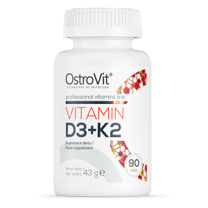 OstroVit Witamina D3 2000 IU + K2 100 µg 90 tabletek