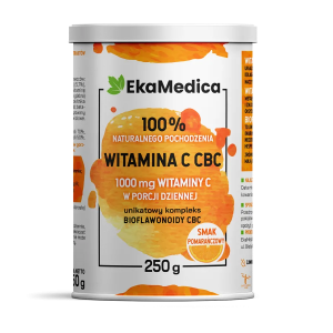 EkaMedica Witamina C CBC pomarańczowa proszek 250g