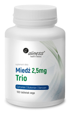 Aliness Miedź Trio 2,5 mg 100 tabletek