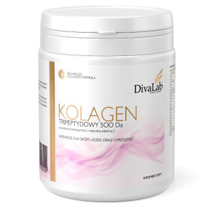 DivaLab Kolagen Tripeptydy wołowe 500 Da z naturalną witaminą C 250 g