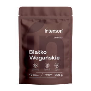 Intenson Wegańskie białko 300 g o smaku czekoladowym