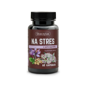 Skoczylas Na Stres ashwagandha szafran kozłek lekarski 60 kapsułek