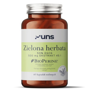 UNS Zielona Herbata + Bioperine 60 vege kapsułek