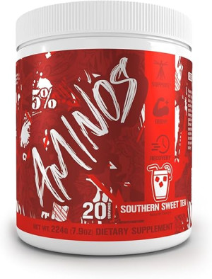 5% Nutrition Aminos Code Red Southern Sweet Tea 224 g