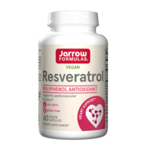 Jarrow Formulas Resveratrol 100 mg 60 kapsułek wegańskich