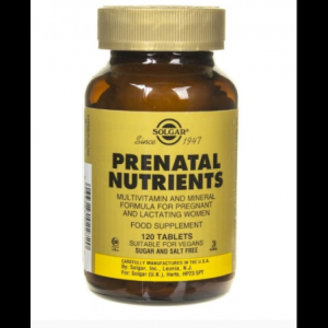 Solgar Prenatal Nutrients witaminy i minerały prenatalne 120 tabletek