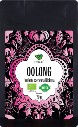 EcoBlik Herbata ekologiczna czerwona liściasta OOLONG 70 g