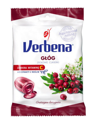 Verbena Cukierki ziołowe Głóg 60g