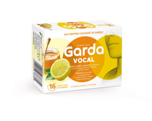 Garda Vocal 16 pastylek do ssania o smaku miodu i cytryny