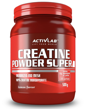 ActivLab Creatine Powder Super o smaku cytrynowym 500 g