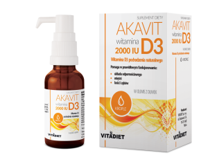 VITADIET AKAVIT Witamina D3 2000 IU krople 29,4 ml