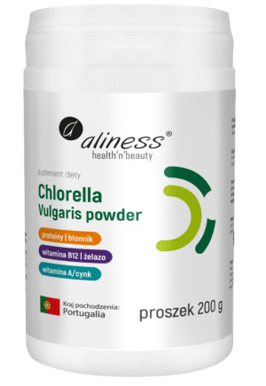 Aliness Chlorella Vulgaris w proszku 200g