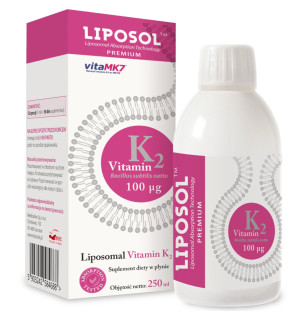 Liposol by Aliness Liposomalna Witamina K2 (Vita MK7) 100 uq 250 ml