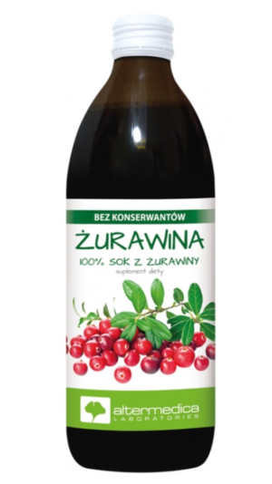 Alter Medica Sok z żurawiny 500 ml
