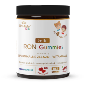 Aronpharma Lipo 4Me® IRON Gummies żelazo liposomalne witamina C 60 żelek
