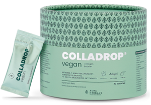 Aura Herbals Colladrop Vegan Collagen Booster Vollagen 2000 Mg saszetki 30 sztuk