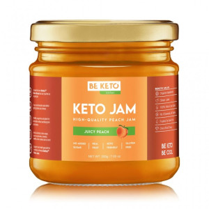 BeKeto Keto Dżem Soczysta Brzoskwinia 200g