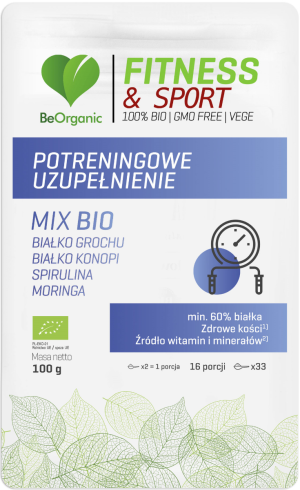 BeOrganic by Aliness Potreningowe uzupełnienie MIX BIO 100g