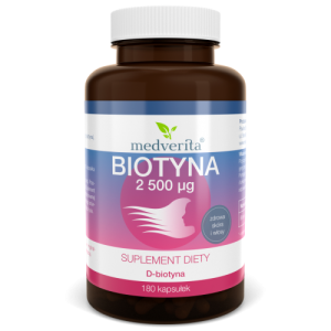 Medverita Biotyna 2500 µg 180 kapsułek