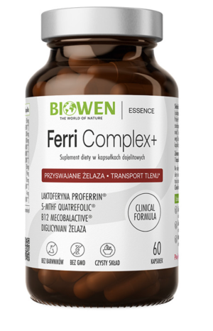 Biowen Żelazo Ferri Complex+ 60 kapsułek