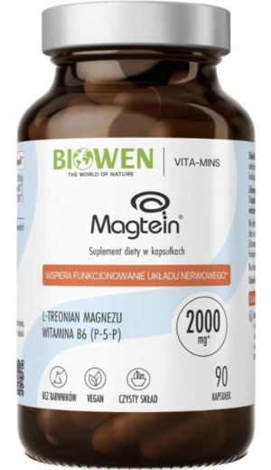 Biowen Treonian magnezu Magtein 90 kapsułek