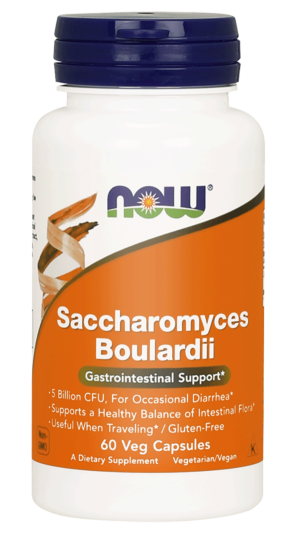 NOW Foods Saccharomyces Boulardii 60 vege kapsułek