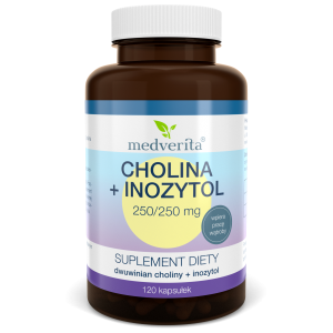 Medverita Cholina + Inozytol 120 kapsułek