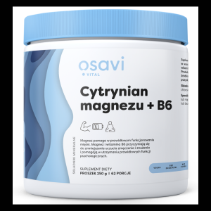 Osavi Cytrynian Magnezu + B6 proszek 250 g