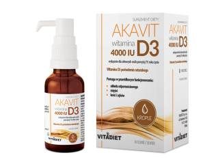 VITADIET AKAVIT Witamina D3 4000 IU krople 30 ml