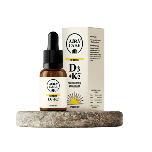 Aura Care Witamina D3 + K2(MK7) krople 15 ml