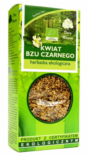 Dary Natury Herbatka Z Kwiatu Czarnego Bzu BIO 50 g