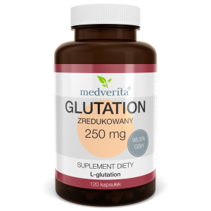Medverita Glutation zredukowany 250 mg 120 kapsułek