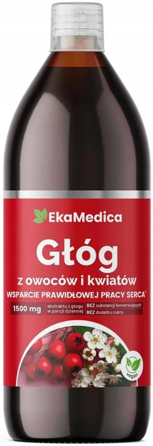 EkaMedica Głóg z owoców i kwiatów 1l