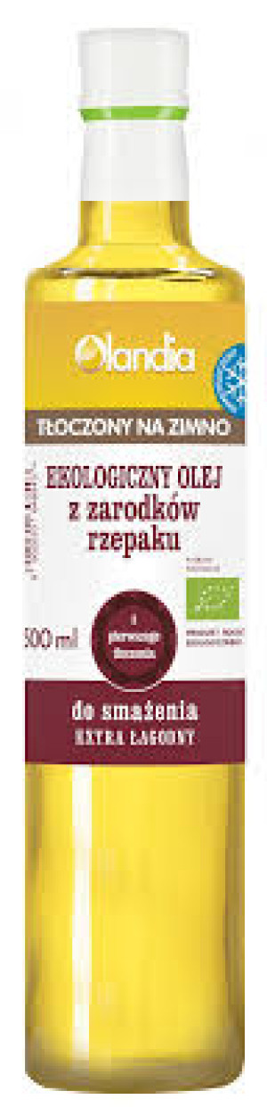 OLANDIA Olej rzepakowy do smażenia BIO 500 ml