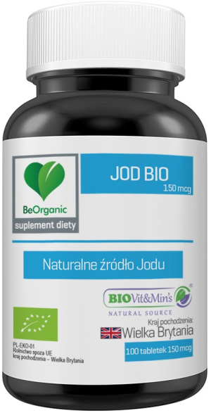 BeOrganic by Aliness Jod BIO 150µg 100 tabletek