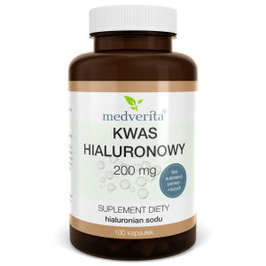 Medverita Kwas hialuronowy 200 mg 120 kapsułek