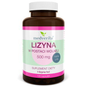 Medverita Lizyna 500 mg 100 kapsułek