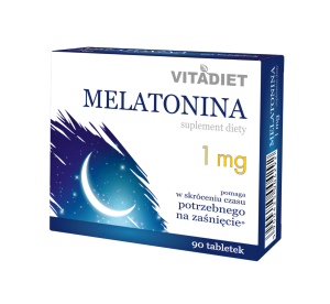 VITADIET Melatonina 1 mg 90 tabletek